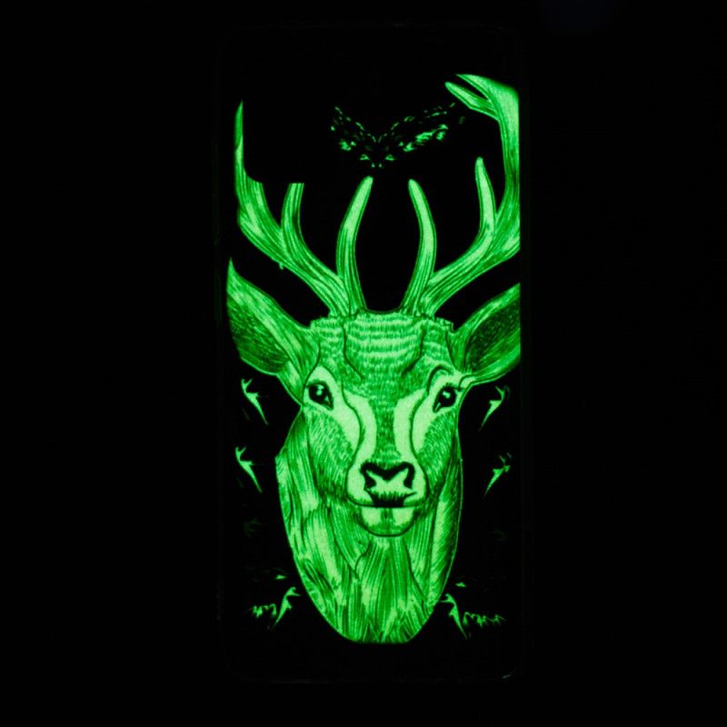 Coque Samsung Galaxy A51 5g Cerf Majestueux Fluorescente