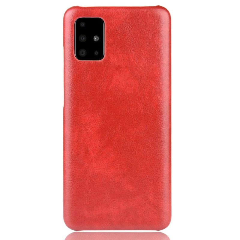 Coque Samsung Galaxy A51 5g Effet Cuir Litchi