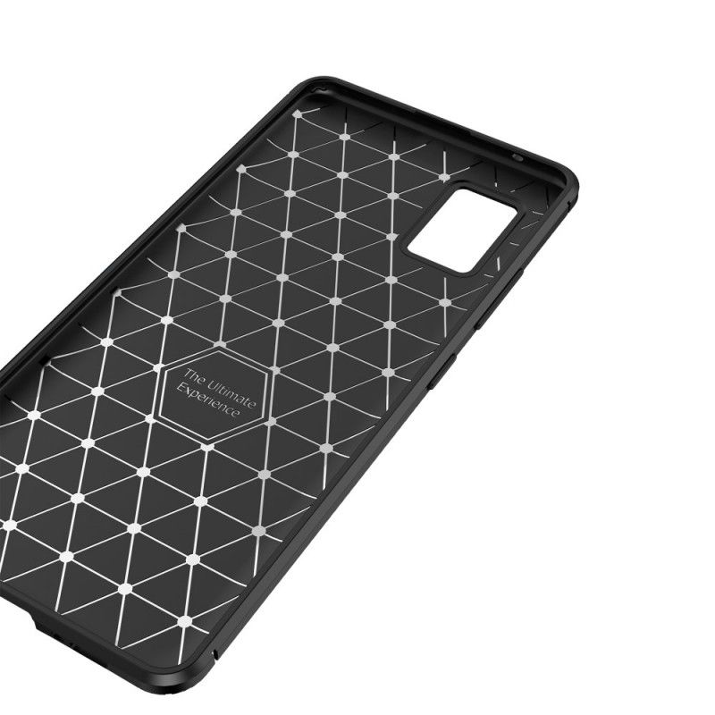 Coque Samsung Galaxy A51 5g Flexible Texture Fibre Carbone