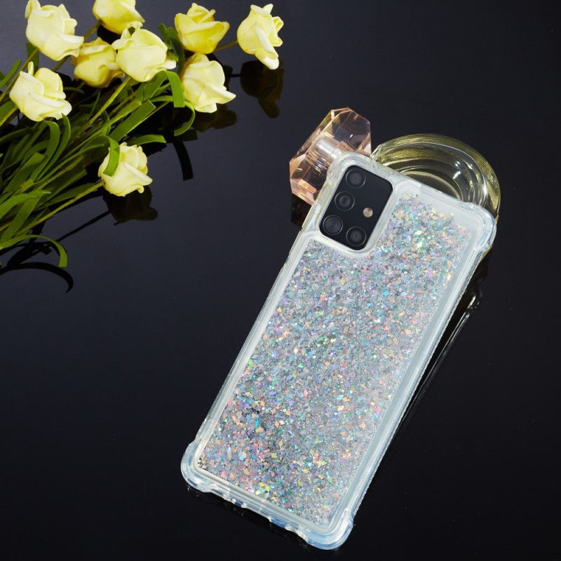 Coque Samsung Galaxy A51 Désires Paillettes