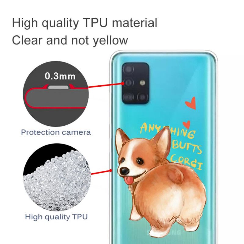 Coque Samsung Galaxy A51 Dog Kiss My Ass