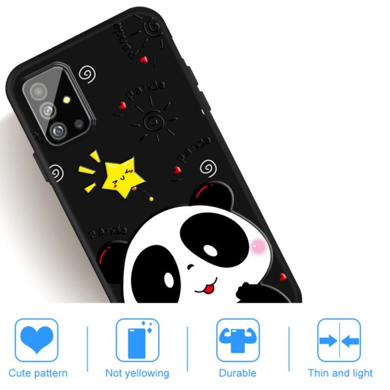 Coque Samsung Galaxy A51 Étoile Panda