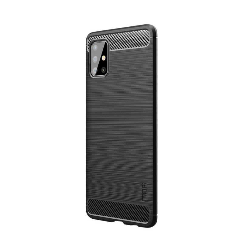 Coque Samsung Galaxy A51 Fibre Carbone Brossée Mofi