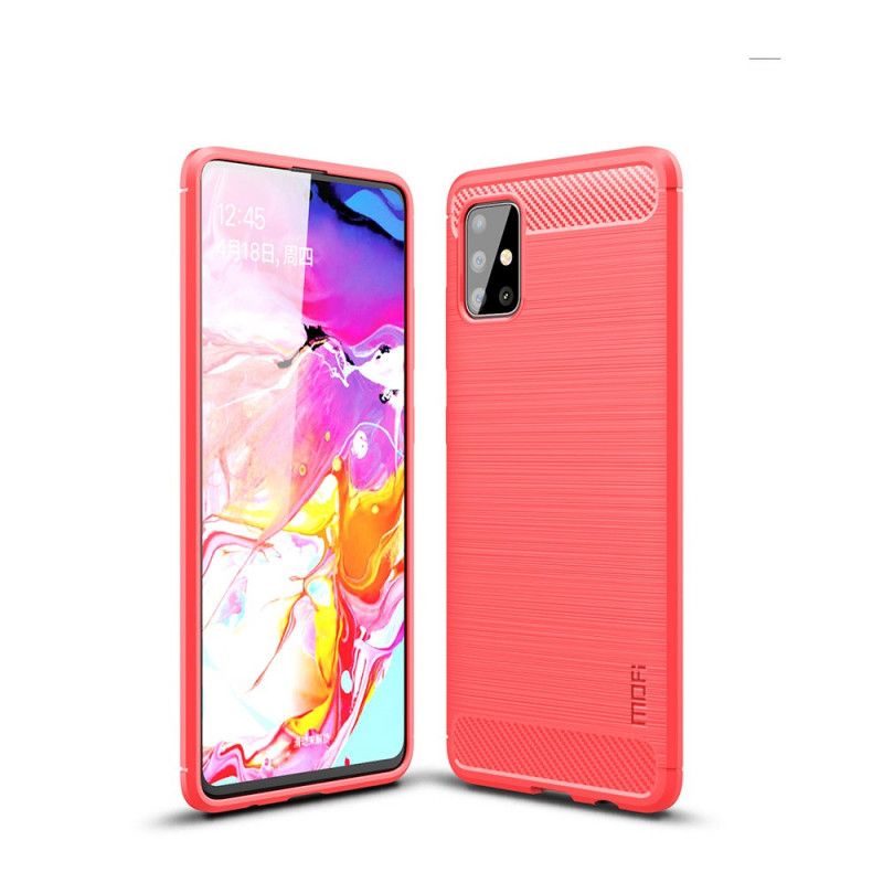 Coque Samsung Galaxy A51 Fibre Carbone Brossée Mofi