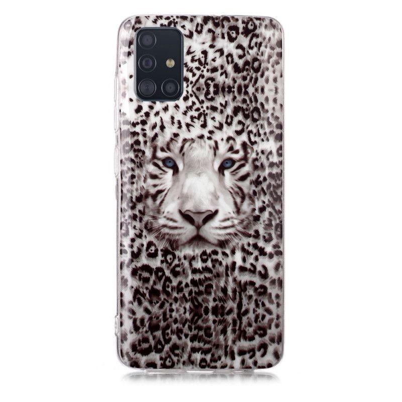 Coque Samsung Galaxy A51 Leopard Fluorescente