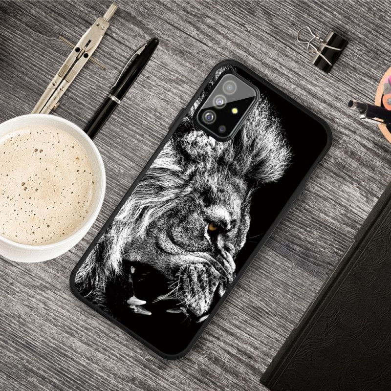 Coque Samsung Galaxy A51 Lion Féroce