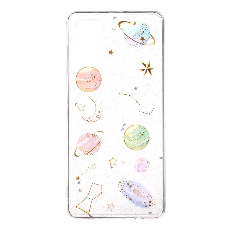 Coque Samsung Galaxy A51 Planète Epoxy