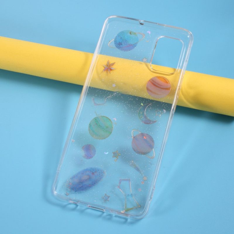 Coque Samsung Galaxy A51 Planète Epoxy