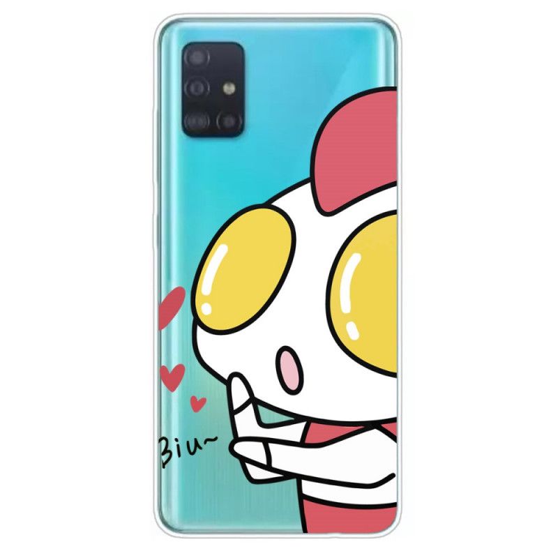 Coque Samsung Galaxy A51 Robot Amoureux