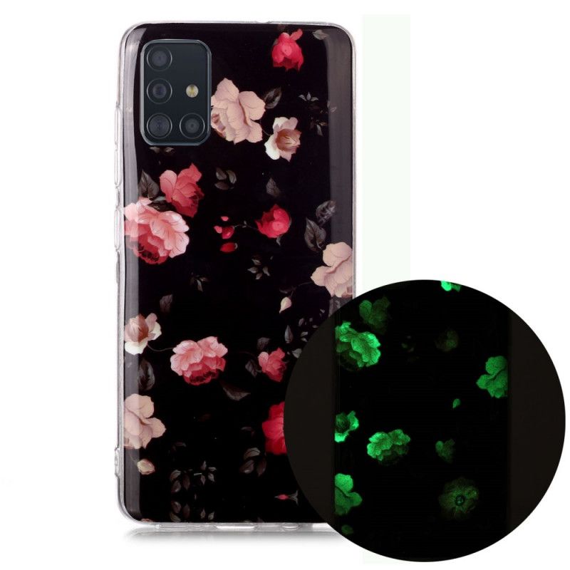 Coque Samsung Galaxy A51 Série Floralies Fluorescente