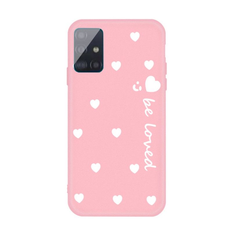 Coque Samsung Galaxy A51 Silicone Coeur Be Loved