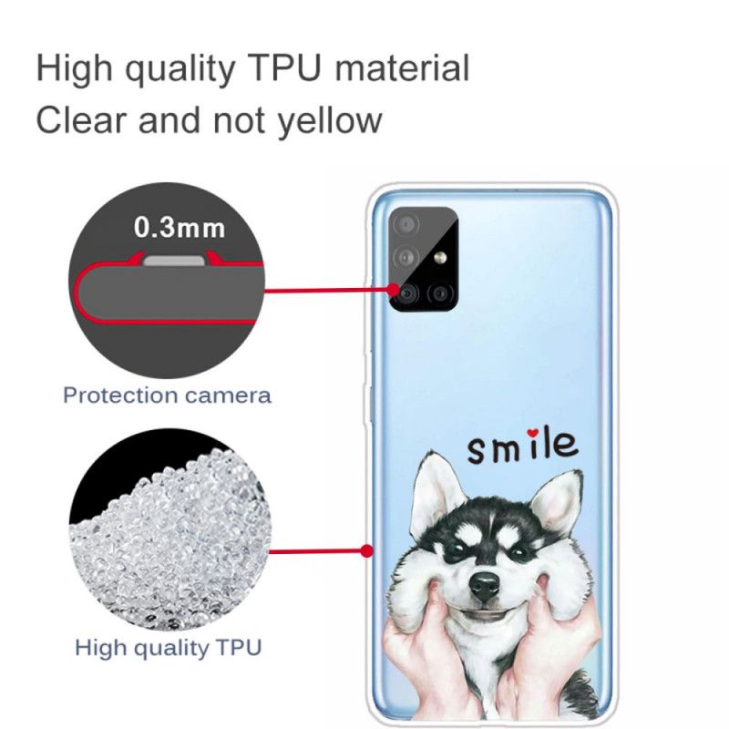 Coque Samsung Galaxy A51 Smile Dog