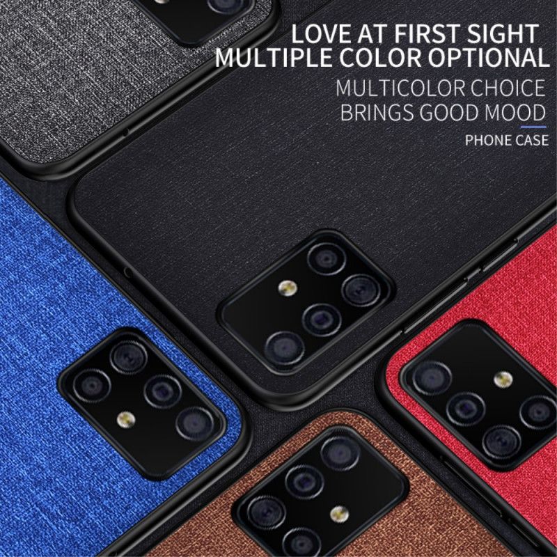 Coque Samsung Galaxy A51 Texture Tissu