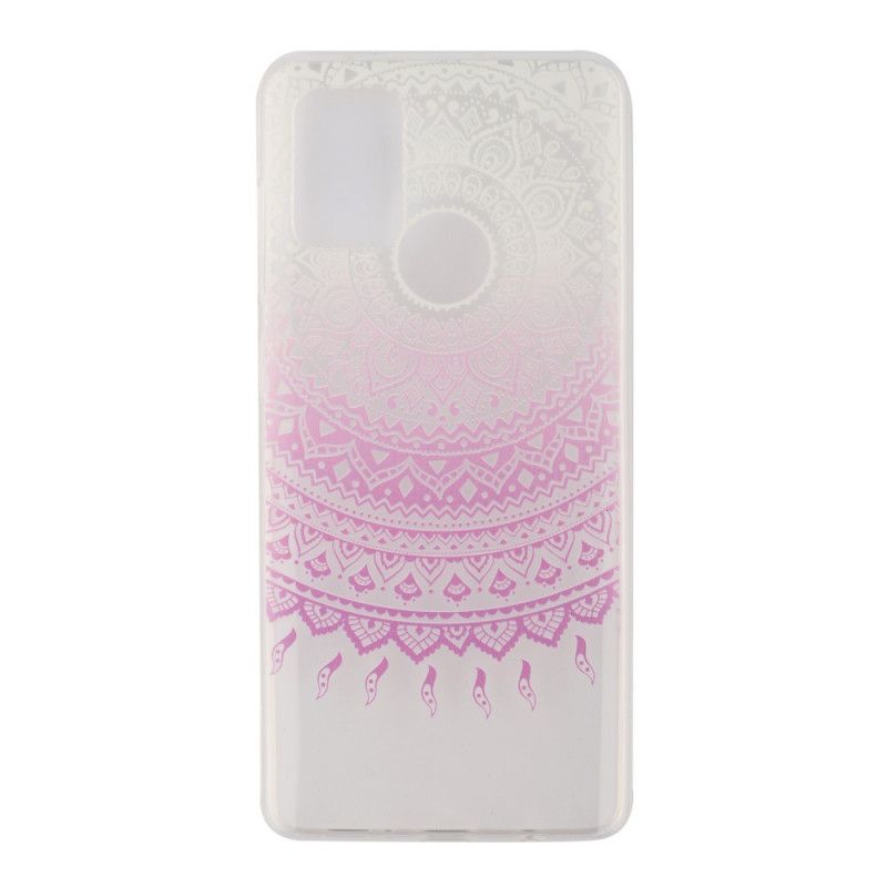 Coque Samsung Galaxy A51 Transparente Mandala Coloré