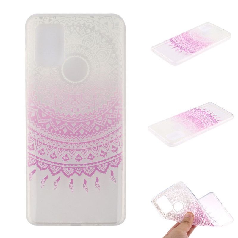 Coque Samsung Galaxy A51 Transparente Mandala Coloré