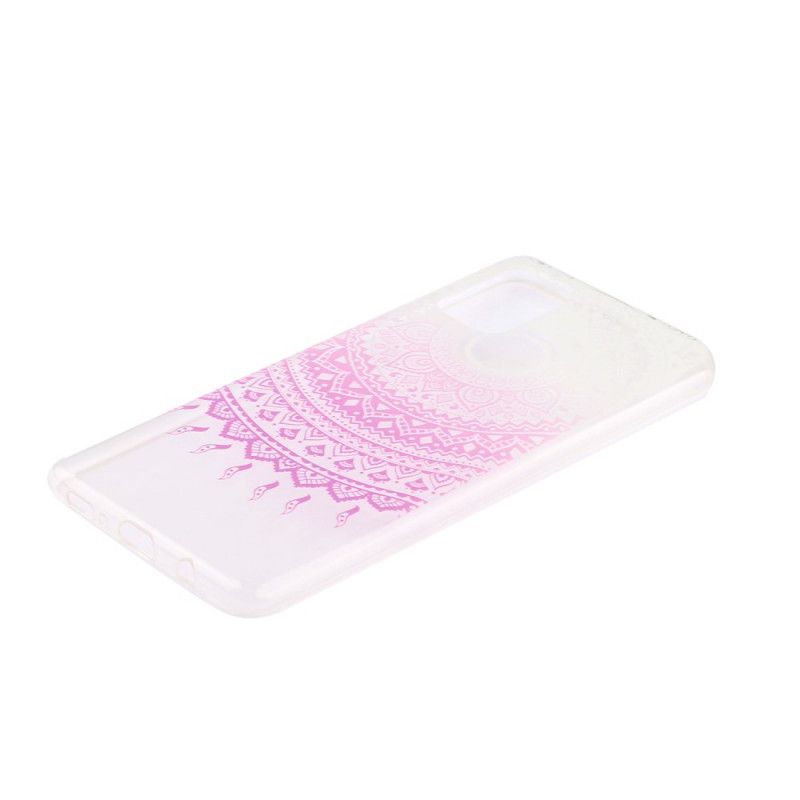 Coque Samsung Galaxy A51 Transparente Mandala Coloré