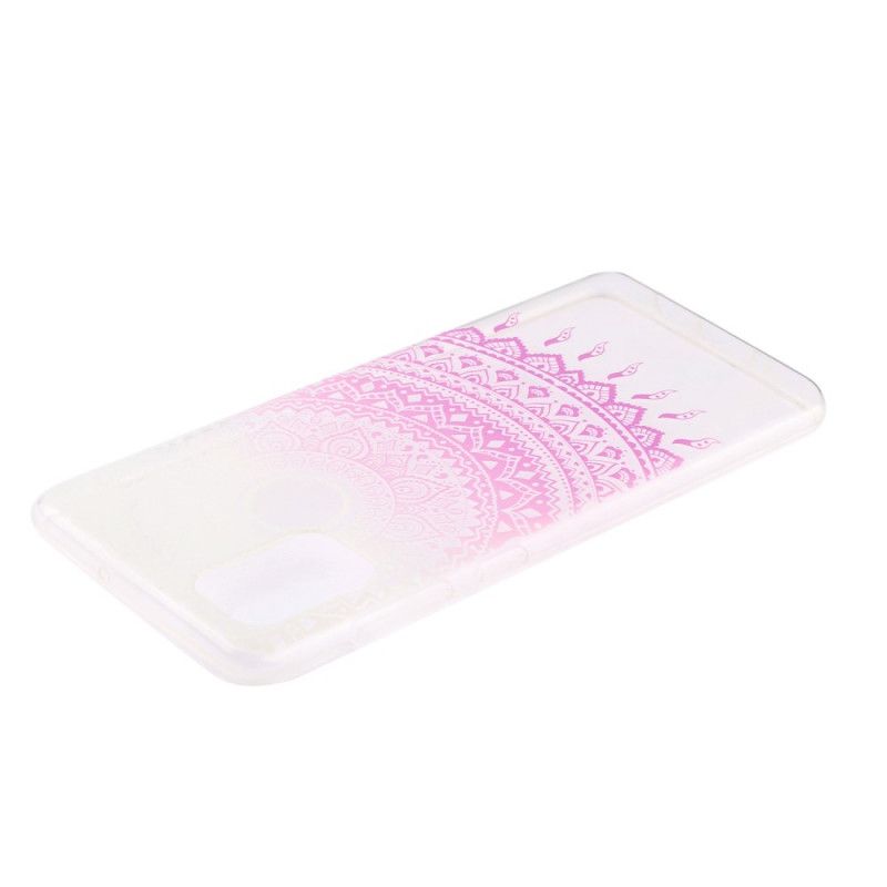 Coque Samsung Galaxy A51 Transparente Mandala Coloré