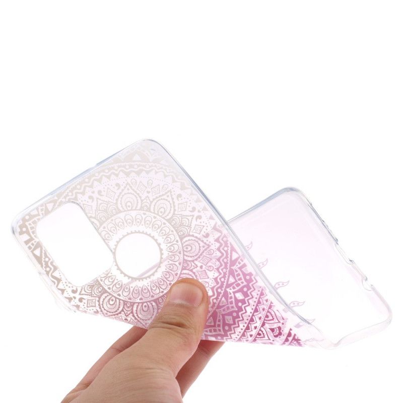 Coque Samsung Galaxy A51 Transparente Mandala Coloré