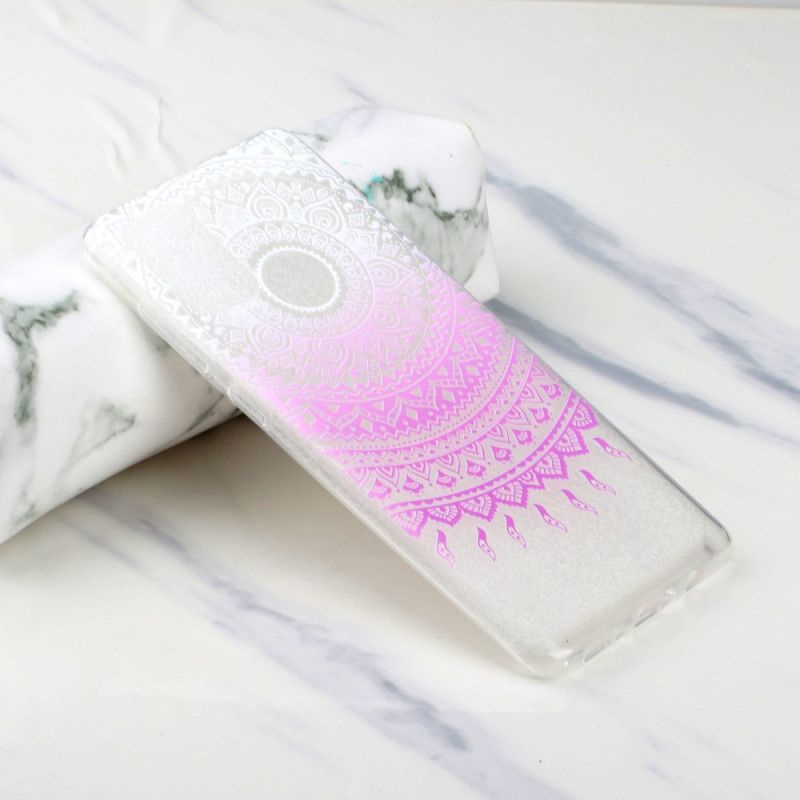 Coque Samsung Galaxy A51 Transparente Mandala Coloré