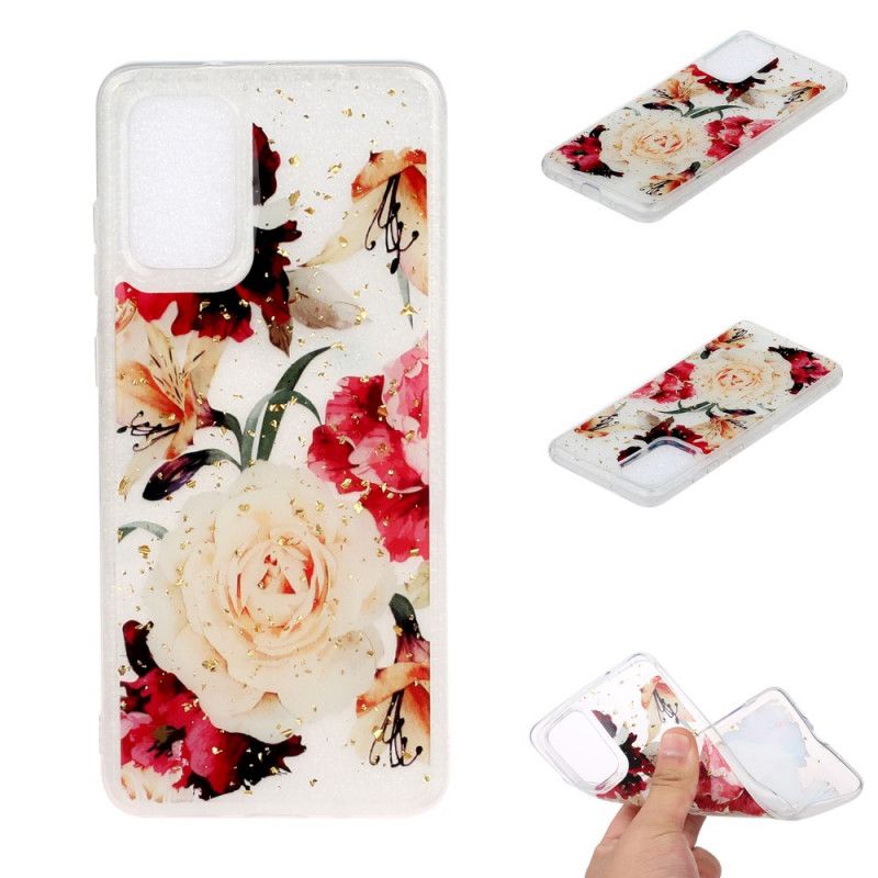 Coque Samsung Galaxy A51 Transparente Superbes Bouquets