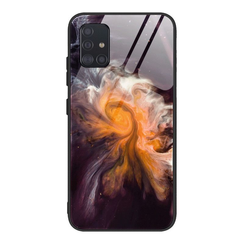 Coque Samsung Galaxy A51 Verre Trempé Marble Colors