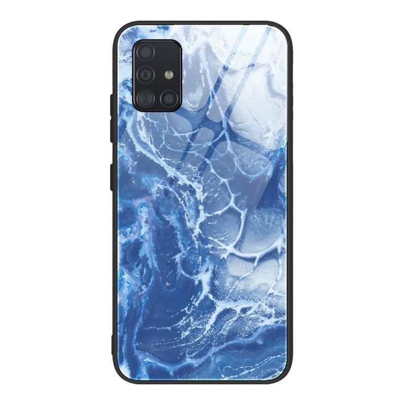 Coque Samsung Galaxy A51 Verre Trempé Marble Colors