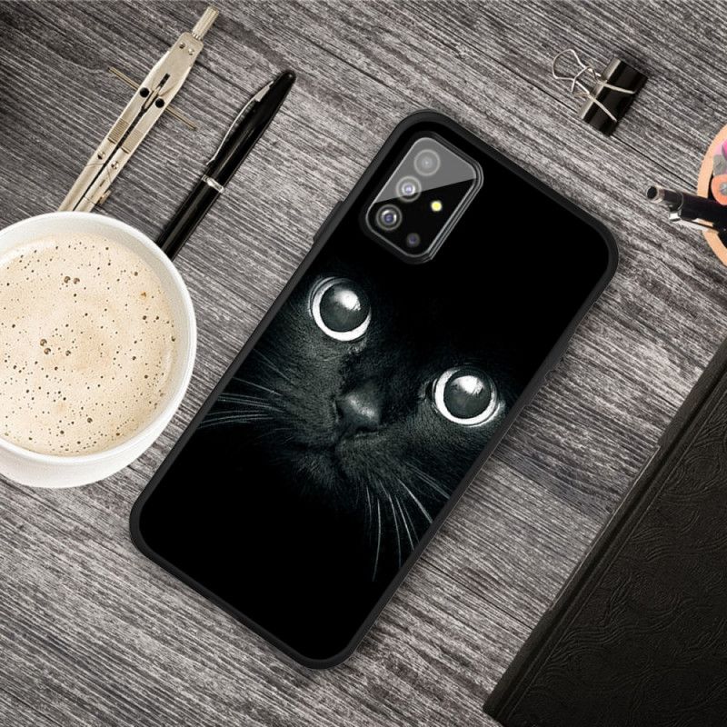 Coque Samsung Galaxy A51 Yeux De Chat