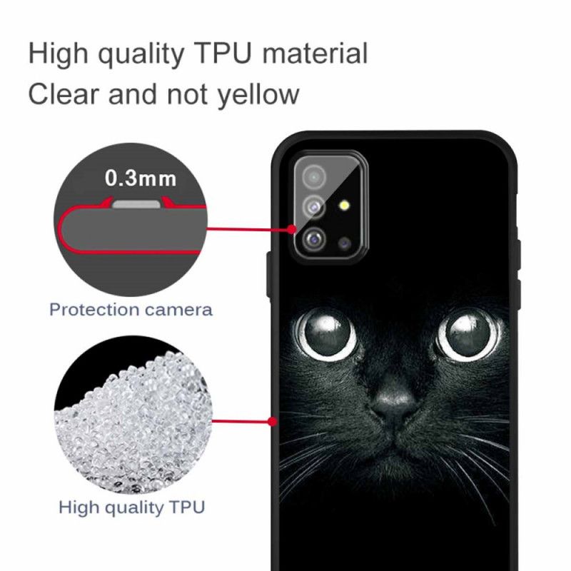 Coque Samsung Galaxy A51 Yeux De Chat