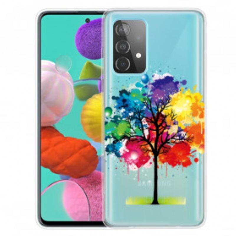 Coque Samsung Galaxy A52 4G / A52 5G / A52s 5G Arbre Aquarelle