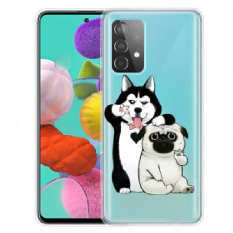 Coque Samsung Galaxy A52 4G / A52 5G / A52s 5G Drôles de Chiens