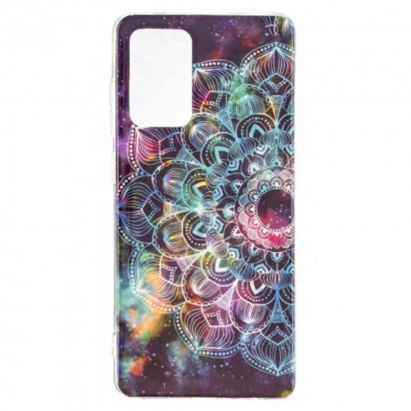 Coque Samsung Galaxy A52 4G / A52 5G / A52s 5G Mandala Coloré Fluorescente