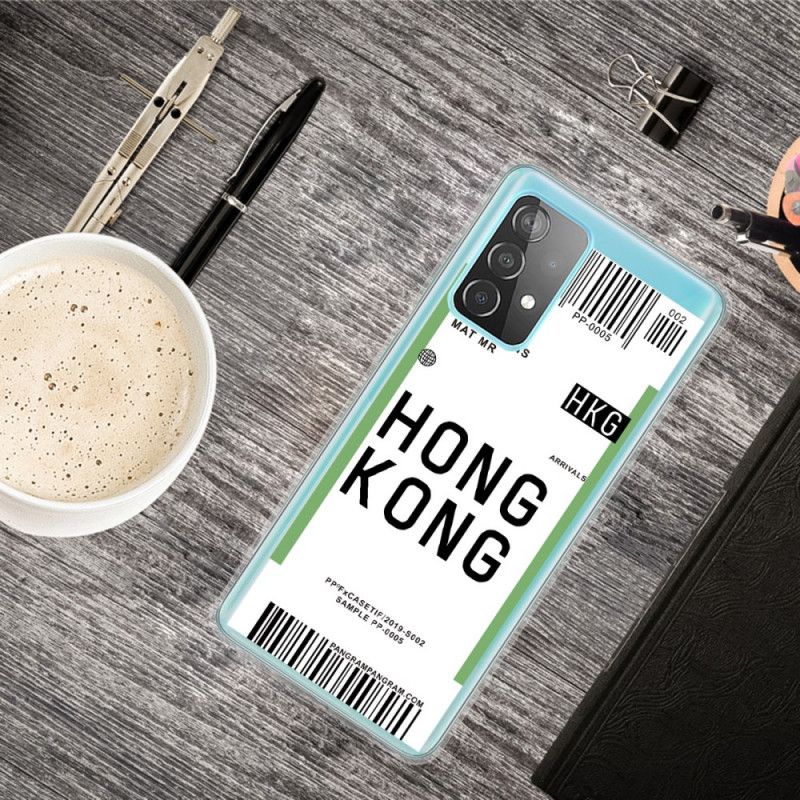 Coque Samsung Galaxy A52 4g / A52 5g Boarding Pass To Hong Kong