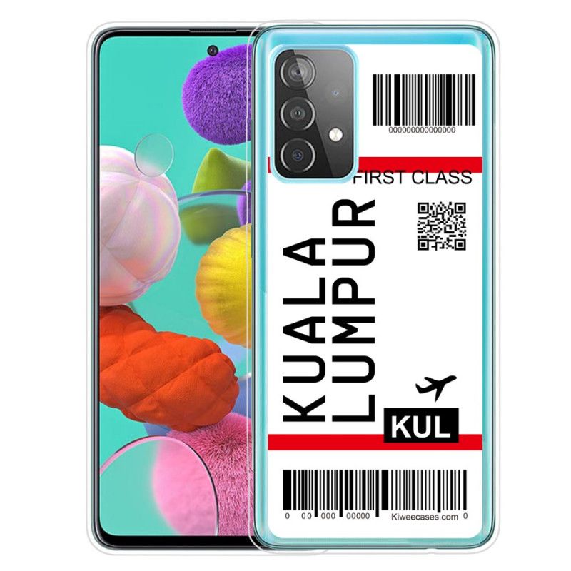 Coque Samsung Galaxy A52 4g / A52 5g Boarding Pass To Kuala Lumpur