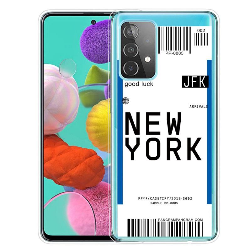 Coque Samsung Galaxy A52 4g / A52 5g Boarding Pass To New York