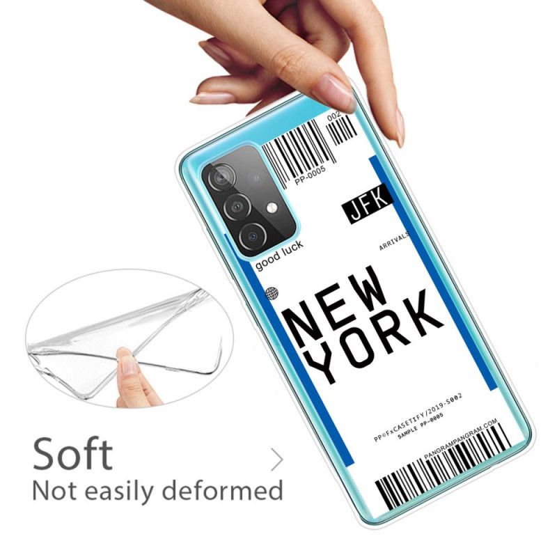 Coque Samsung Galaxy A52 4g / A52 5g Boarding Pass To New York