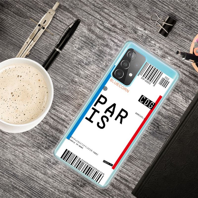 Coque Samsung Galaxy A52 4g / A52 5g Boarding Pass To Paris