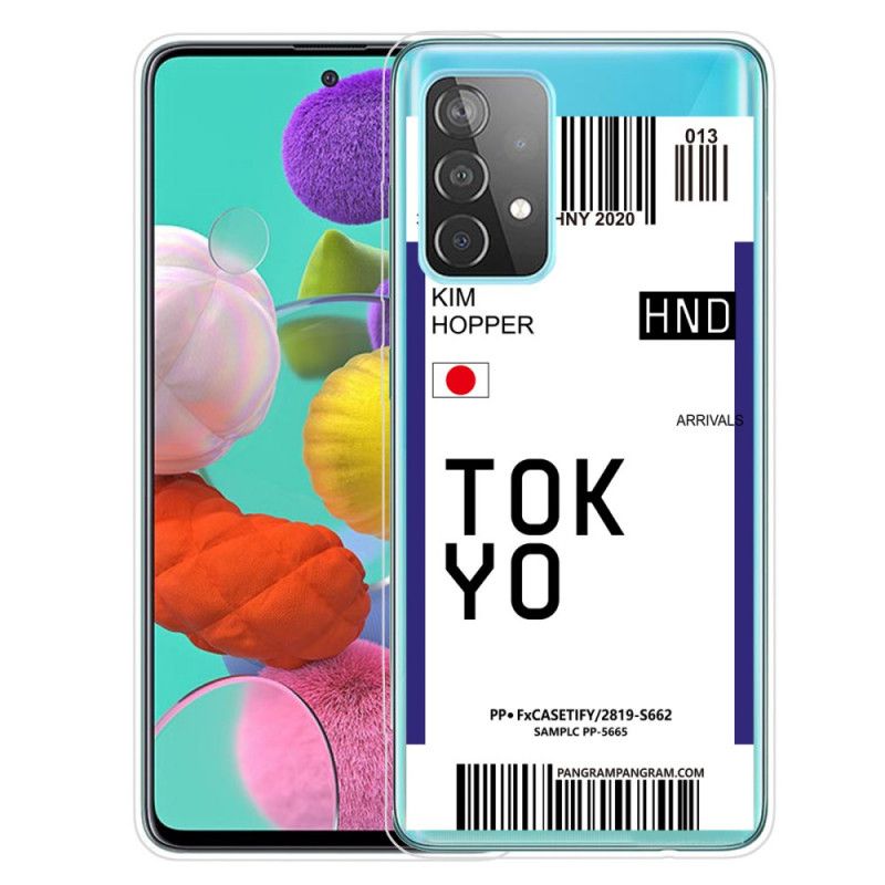 Coque Samsung Galaxy A52 4g / A52 5g Boarding Pass To Tokyo