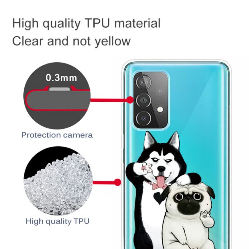 Coque Samsung Galaxy A52 4g / A52 5g Drôles De Chiens