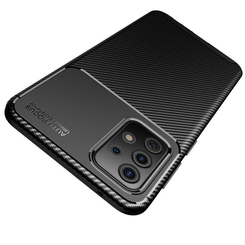 Coque Samsung Galaxy A52 4g / A52 5g Flexible Texture Fibre Carbone