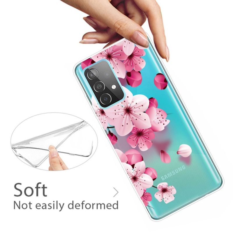 Coque Samsung Galaxy A52 4g / A52 5g Petites Fleurs Roses