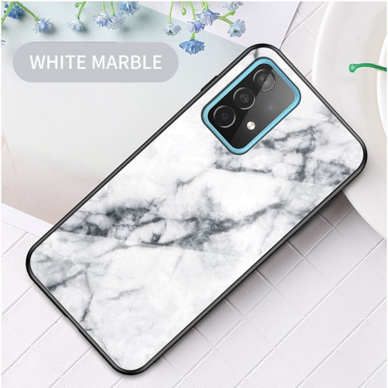 Coque Samsung Galaxy A52 4g / A52 5g Verre Trempé Marble Colors