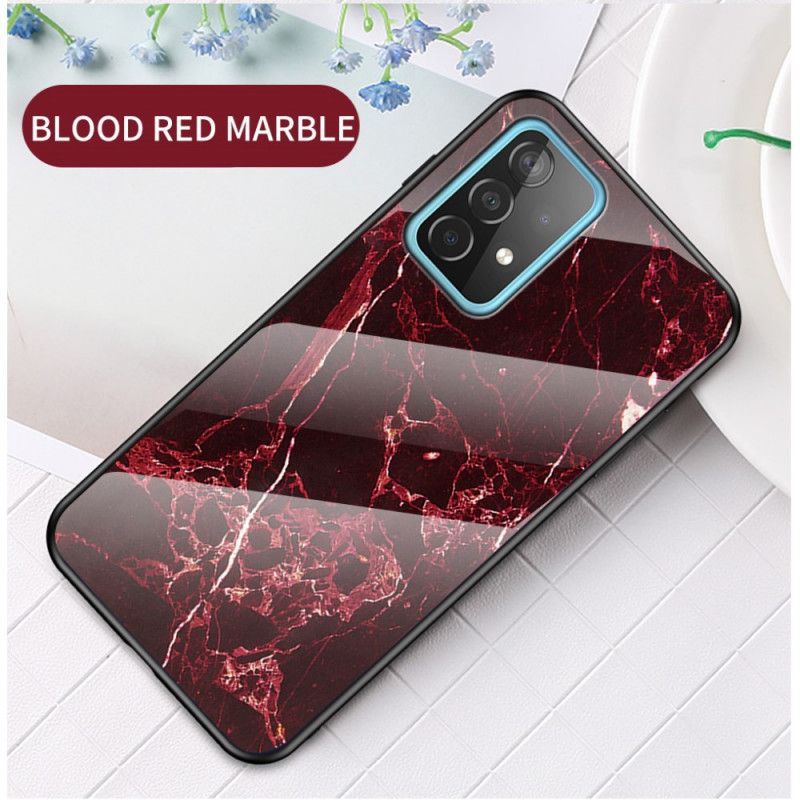 Coque Samsung Galaxy A52 4g / A52 5g Verre Trempé Marble Colors