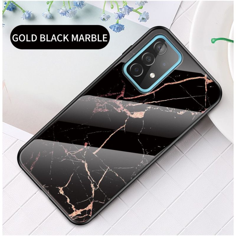 Coque Samsung Galaxy A52 4g / A52 5g Verre Trempé Marble Colors