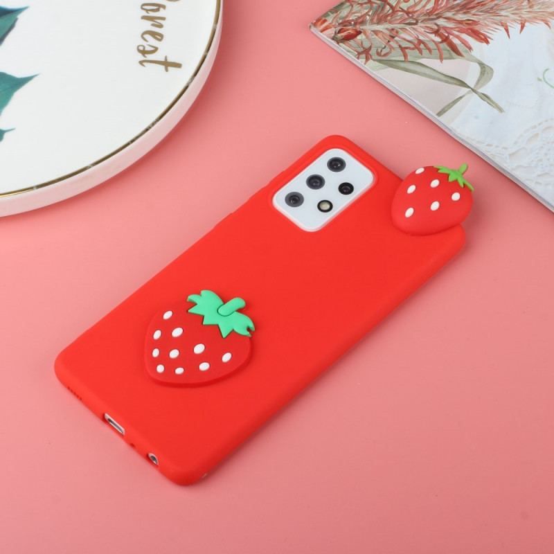 Coque Samsung Galaxy A53 5G La Fraise 3D