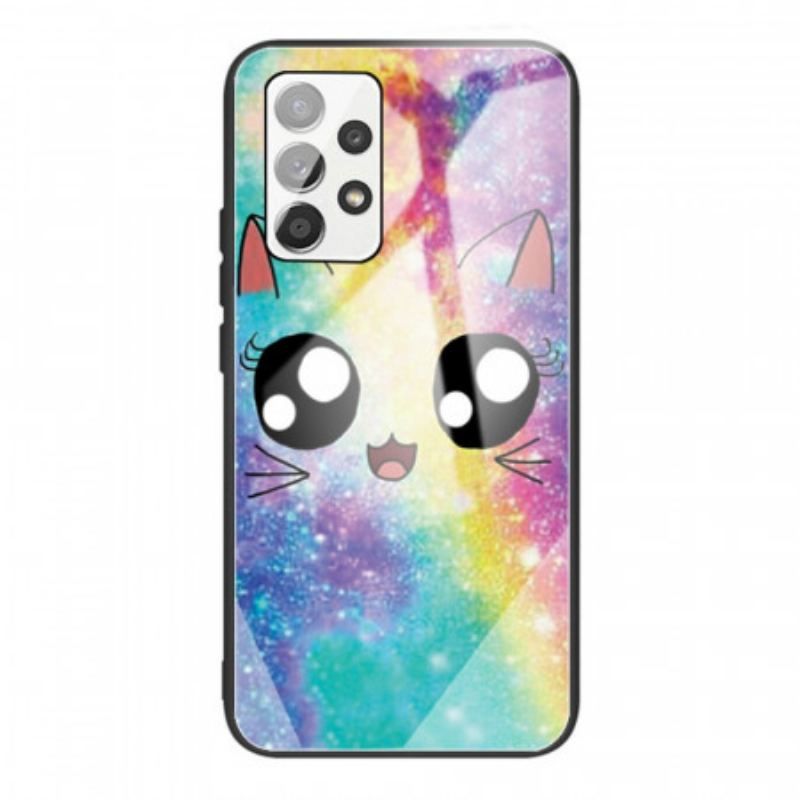 Coque Samsung Galaxy A53 5G Verre Trempé Chat