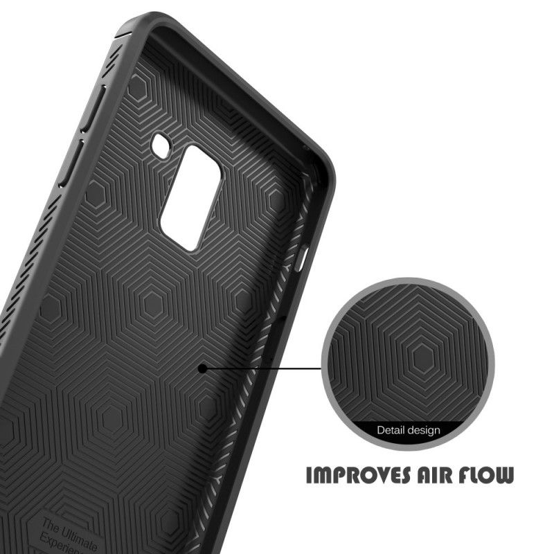 Coque Samsung Galaxy A6 Effet Cuir Premium