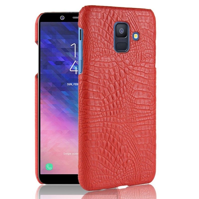 Coque Samsung Galaxy A6 Effet Peau De Crocodile