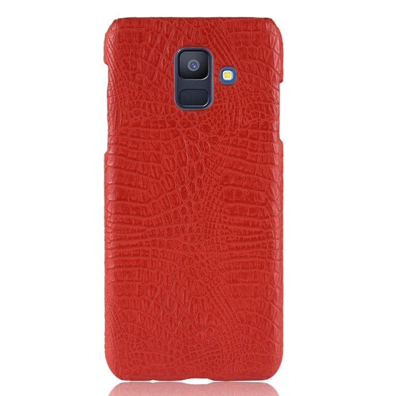 Coque Samsung Galaxy A6 Effet Peau De Crocodile