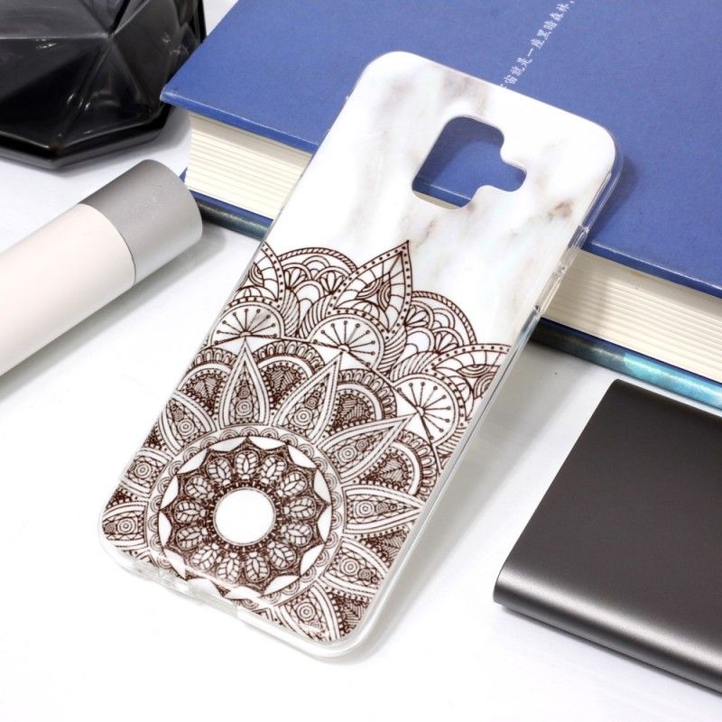 Coque Samsung Galaxy A6 Mandala Marbré