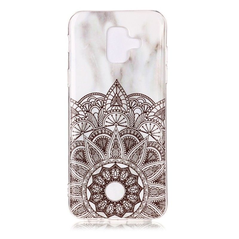 Coque Samsung Galaxy A6 Mandala Marbré